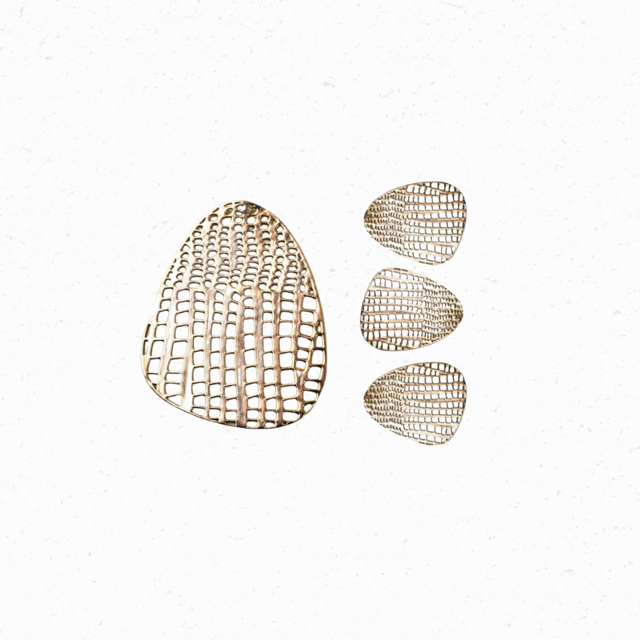 Onderzetters | Set of 4 | Gold