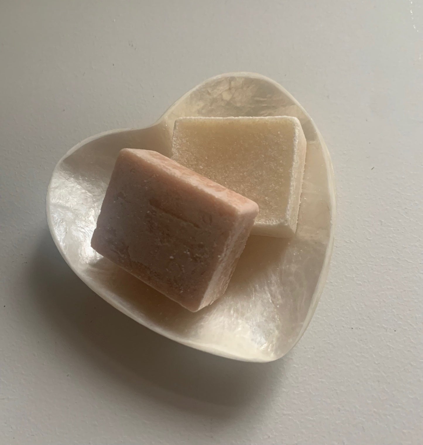 Zeepbakje | Hartvorm | Off-white glans