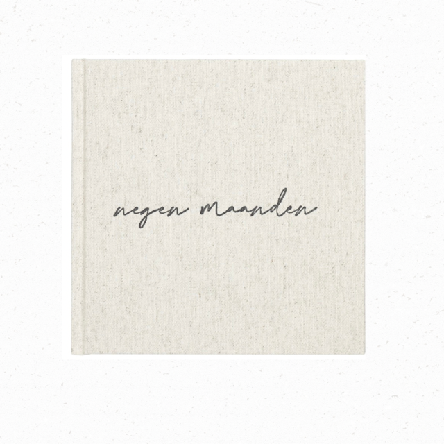 Negen maanden | Babyboek | Linen Sand