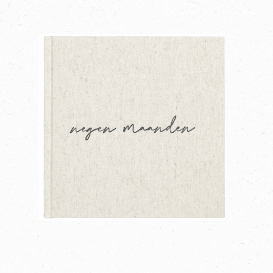 Negen maanden | Babyboek | Linen Sand