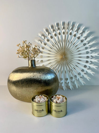 Fiola Candle Elle-Eleah | Blik M | Roza | Beige